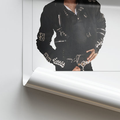 Michael Jackson Bad Album Poster