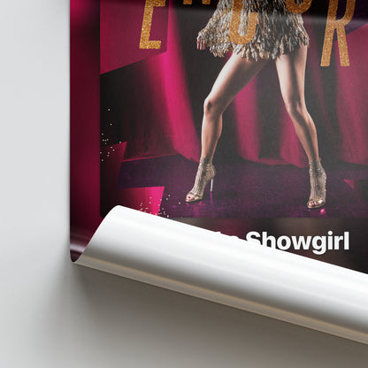 Taylor Swift The Life of a Showgirl: The Encore Album Poster