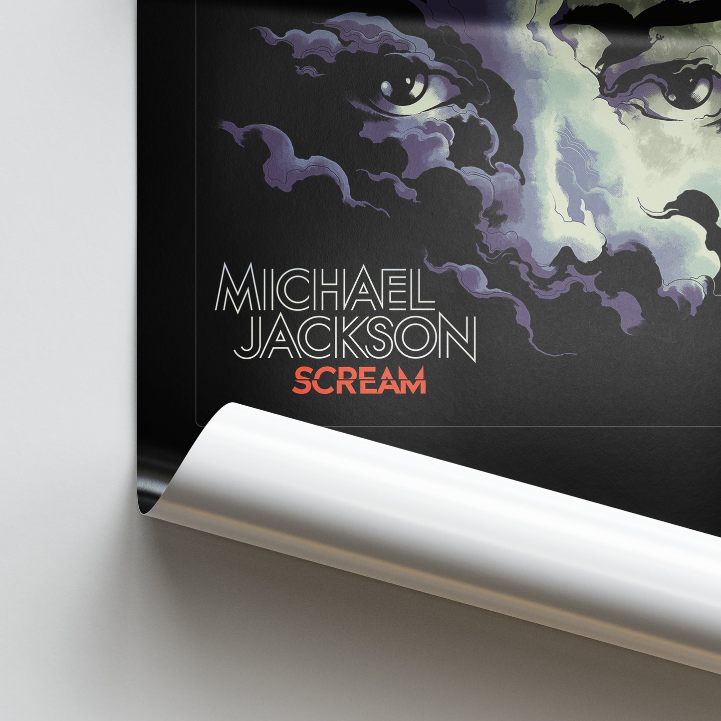 Michael Jackson Scream Album Poster