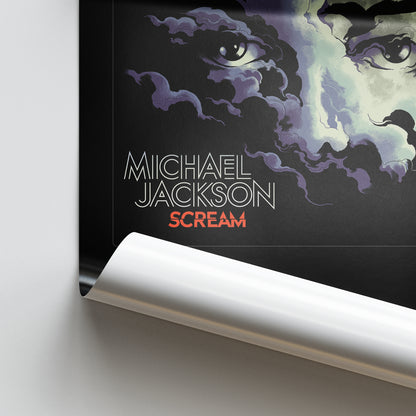 Michael Jackson Scream Album Poster
