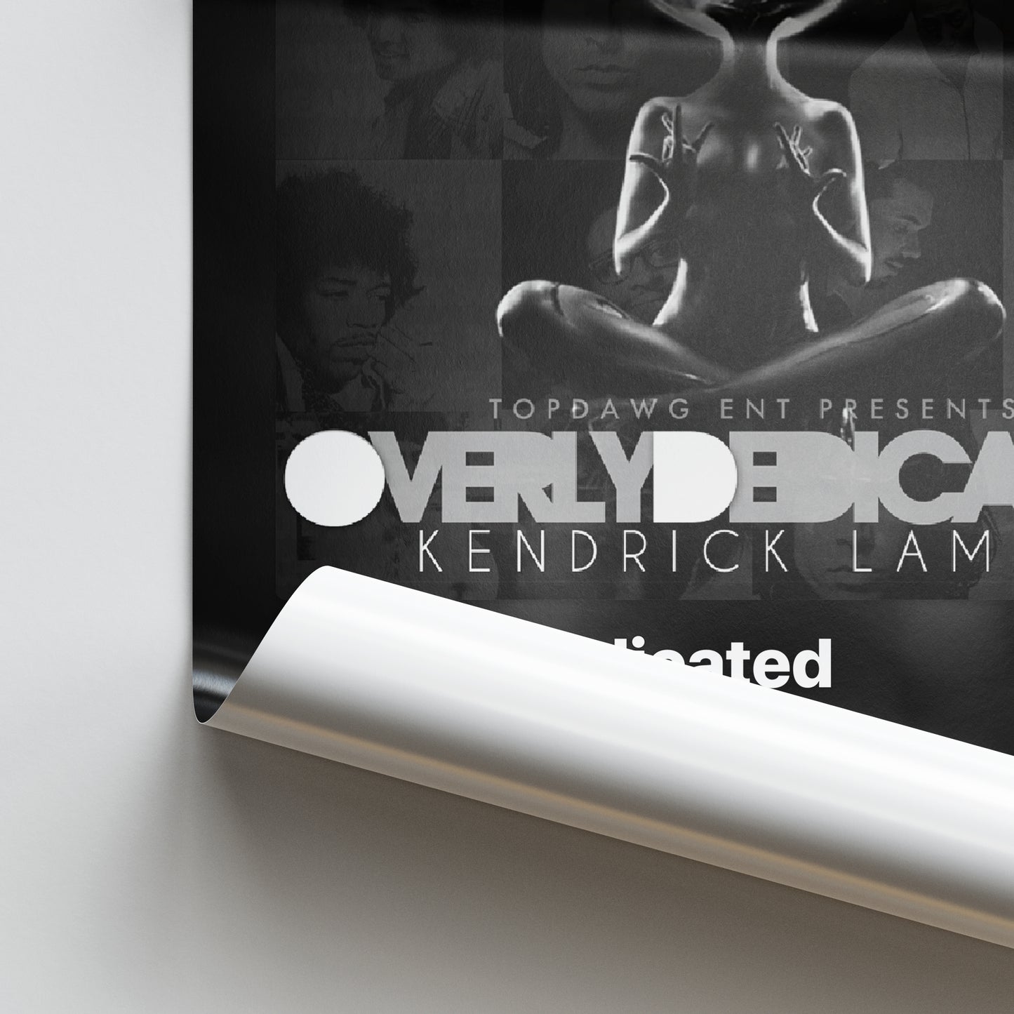 Kendrick Lamar Overly Dedicated Album Poster