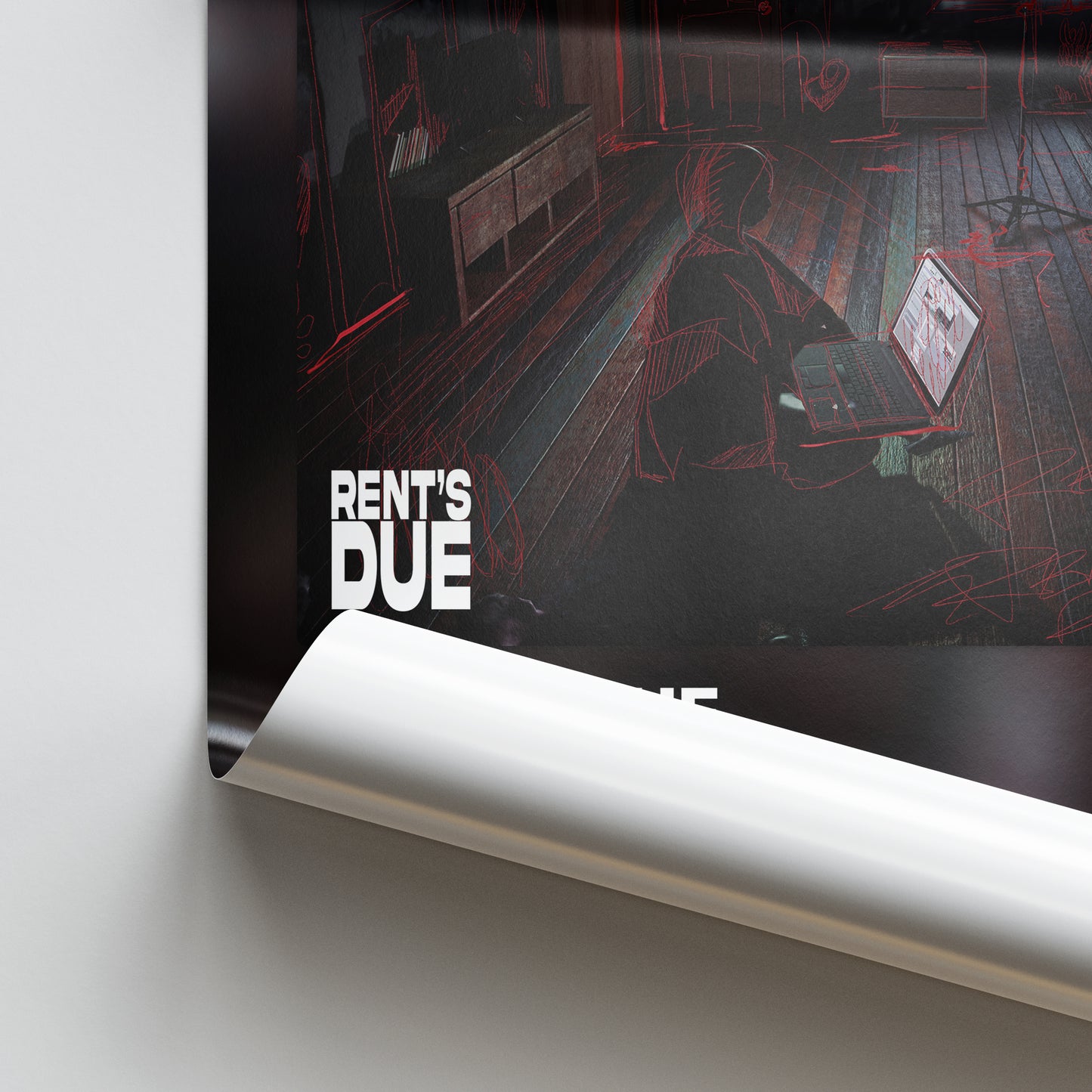 Nemzzz RENT'S DUE Album Poster