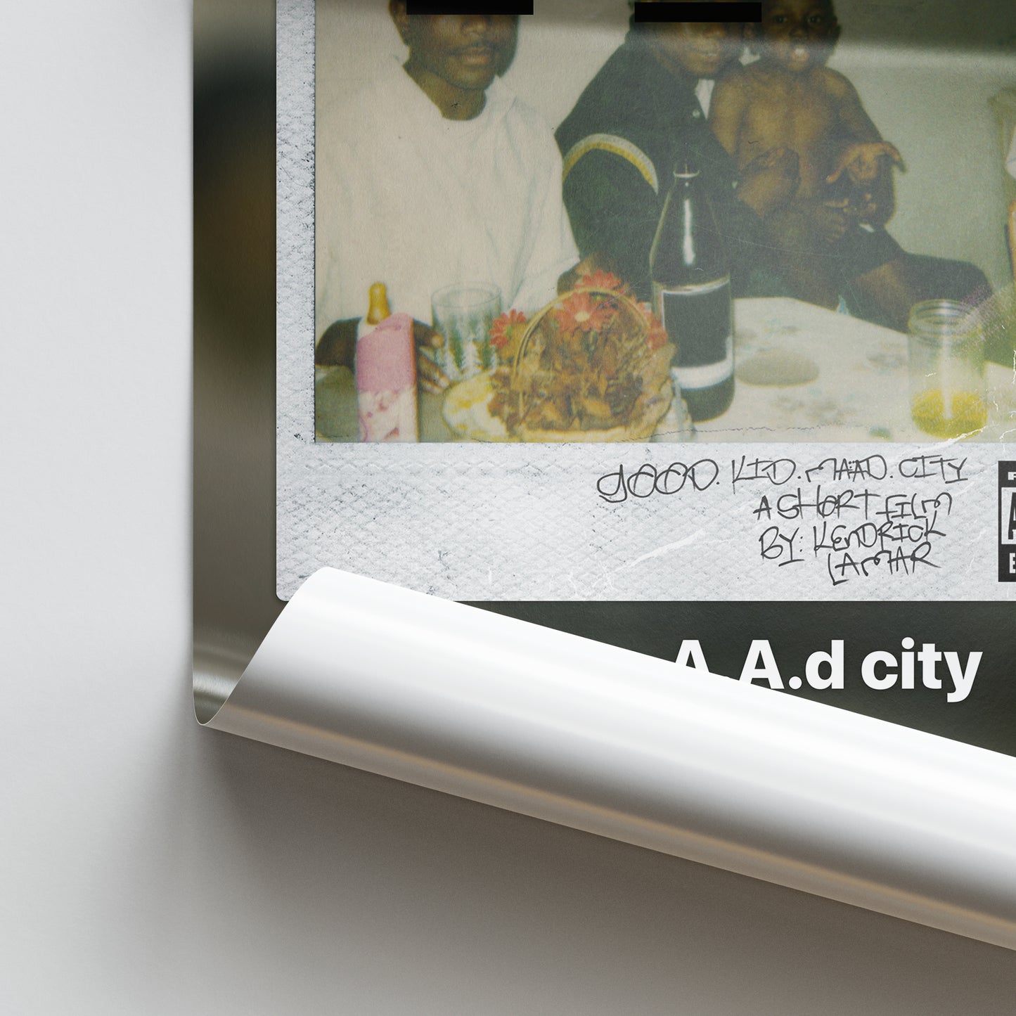 Kendrick Lamar good kid, m.A.A.d city Album Poster