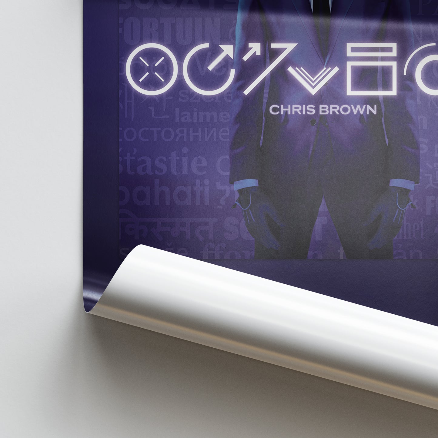 Chris Brown Fortune Album Poster