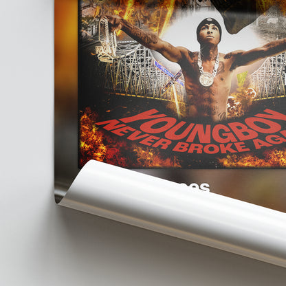 YoungBoy Never Broke Again 3800 Degrees Album Poster
