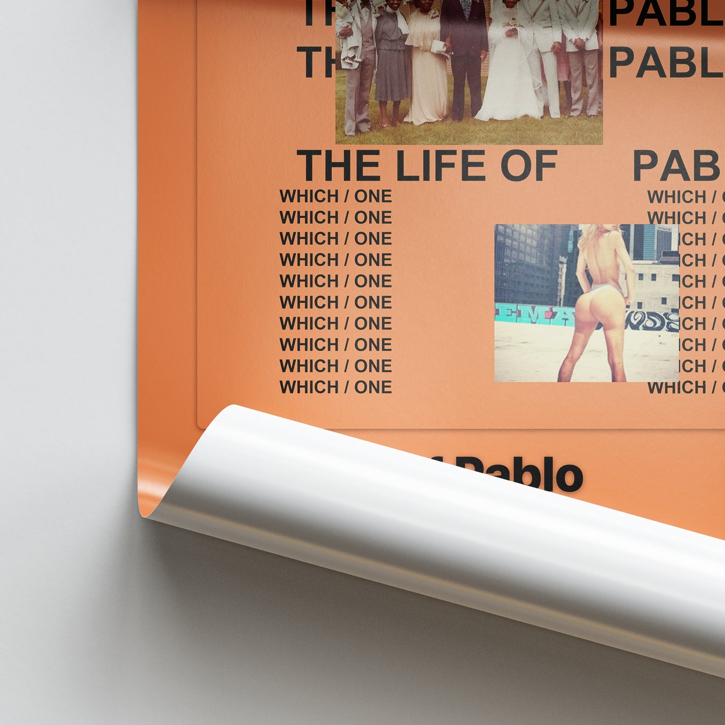 Kanye West The Life Of Pablo Album Poster