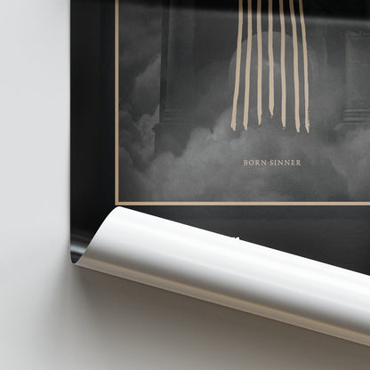 J. Cole Born Sinner Album Poster