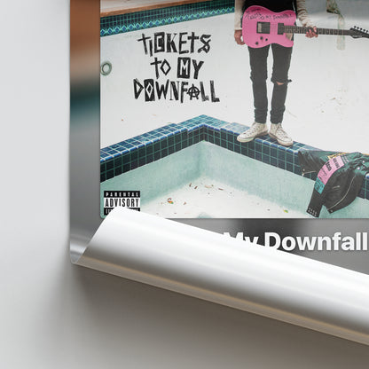 mgk Tickets To My Downfall Album Poster