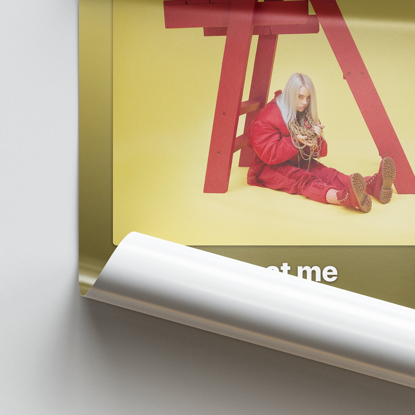 Billie Eilish don't smile at me Album Poster