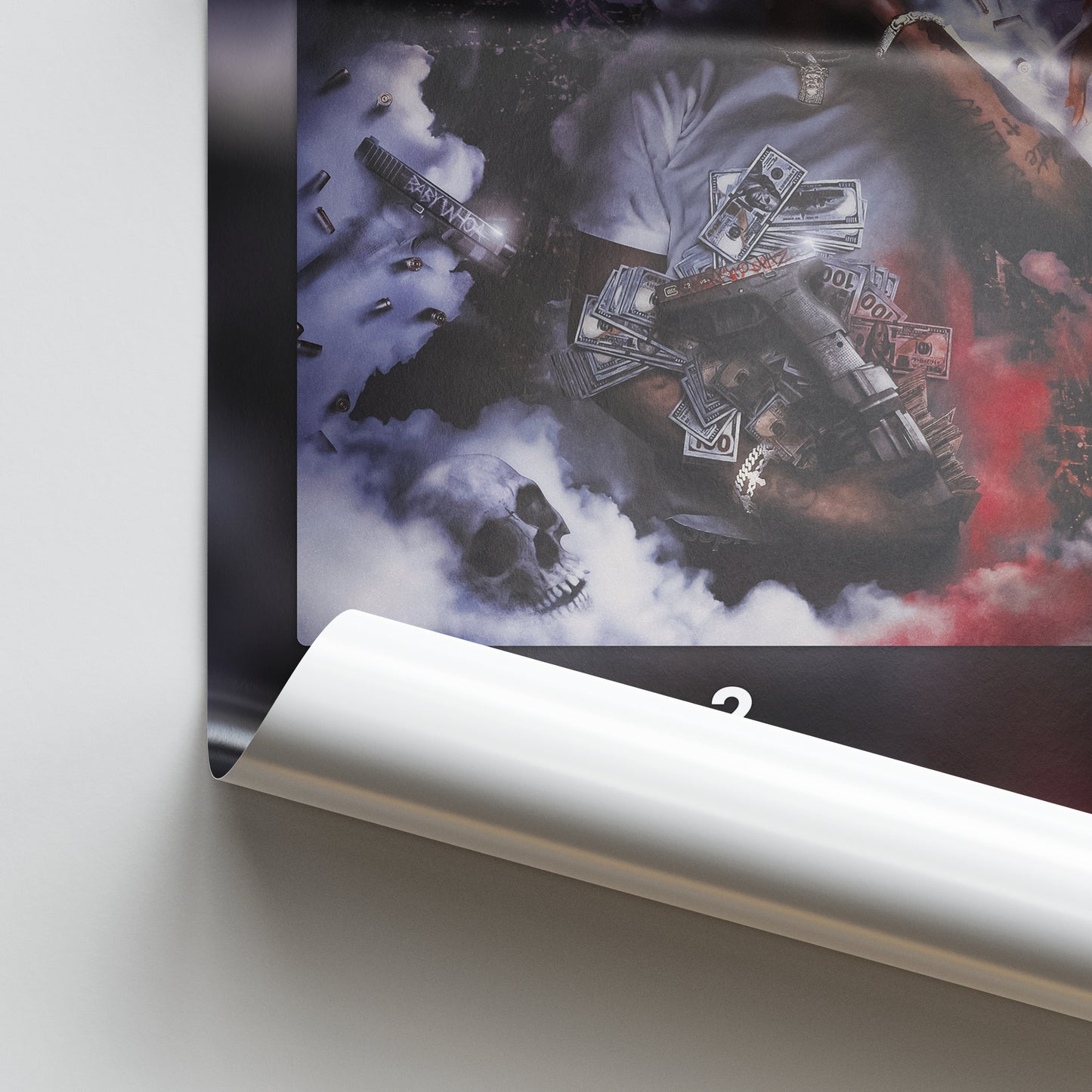Glokk40Spaz Baby Whoa 2 Album Poster