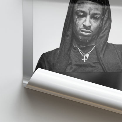 21 Savage 21 Gang Album Poster