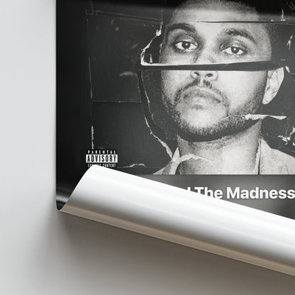 The Weeknd Beauty Behind The Madness Album Poster