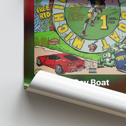 Lil Yachty Michigan Boy Boat Album Poster