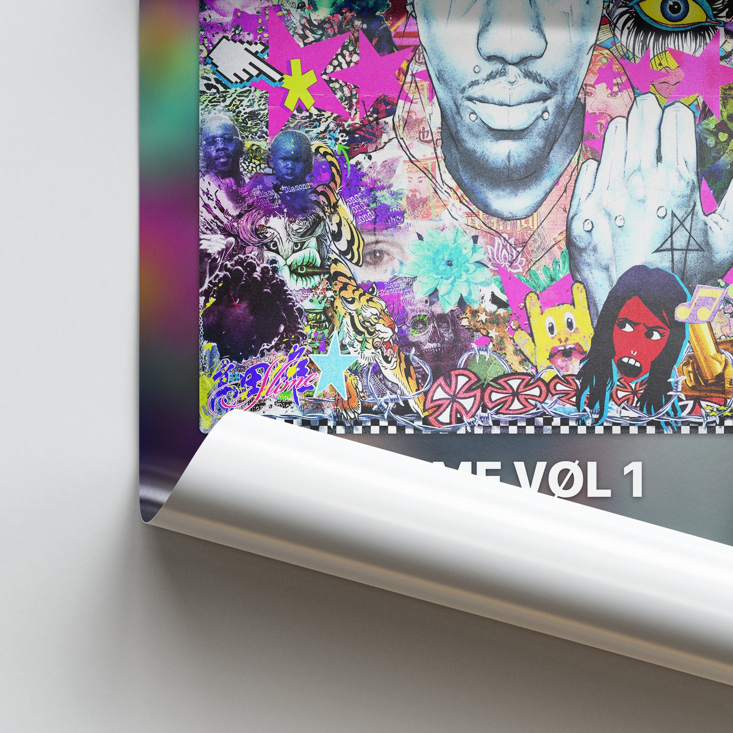 diamond* BLING SLIME VØL 1 Album Poster