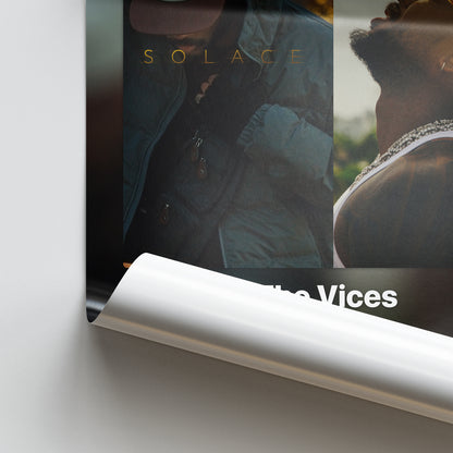 Bryson Tiller Solace & The Vices Album Poster