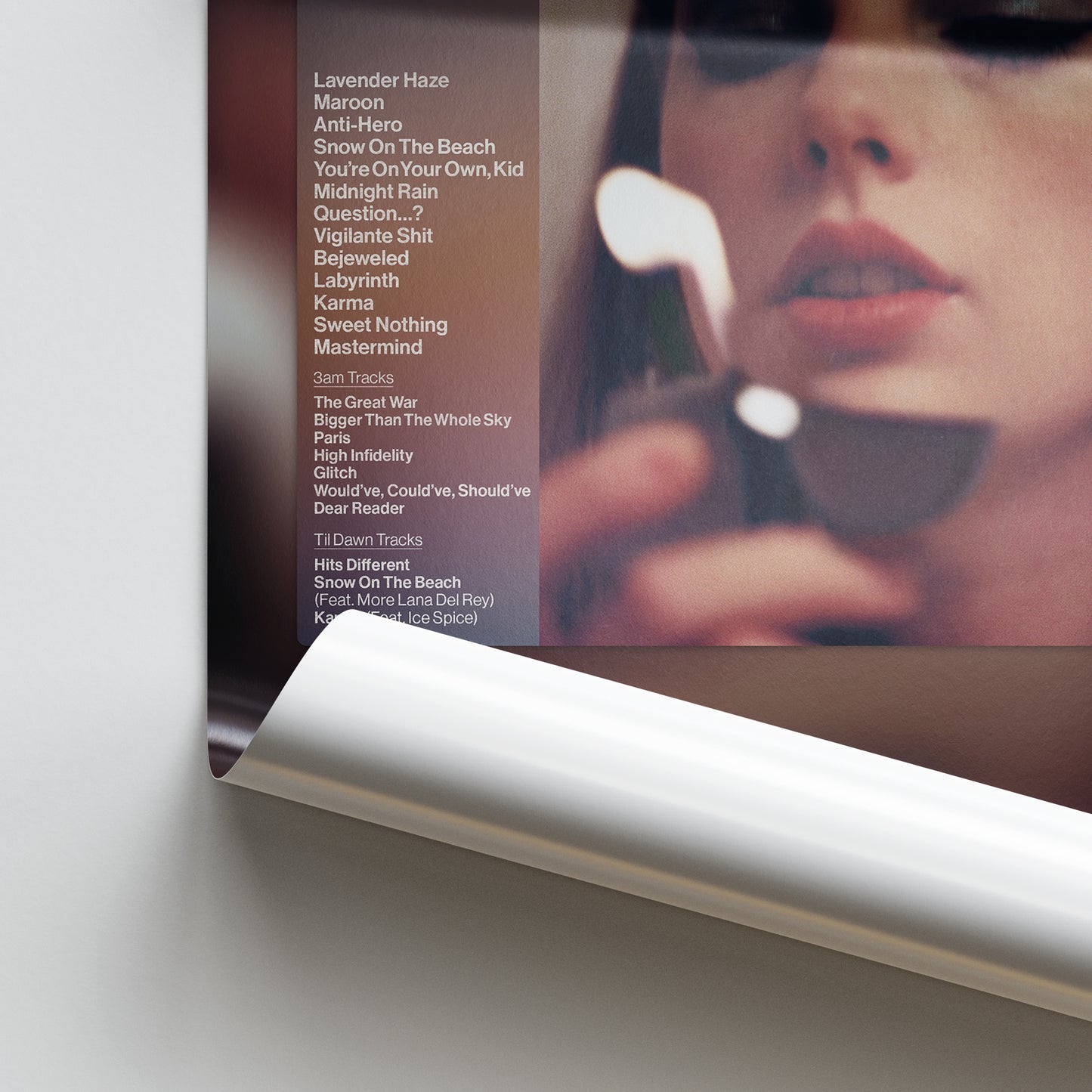 Taylor Swift Midnights (The Til Dawn Edition) Album Poster