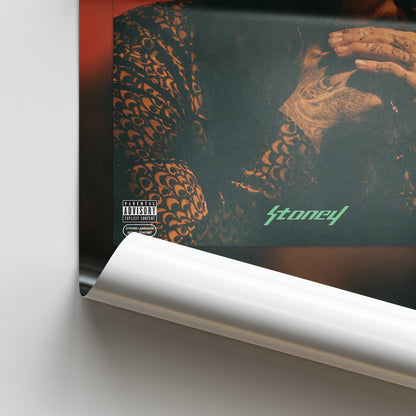 Post Malone Stoney Album Poster