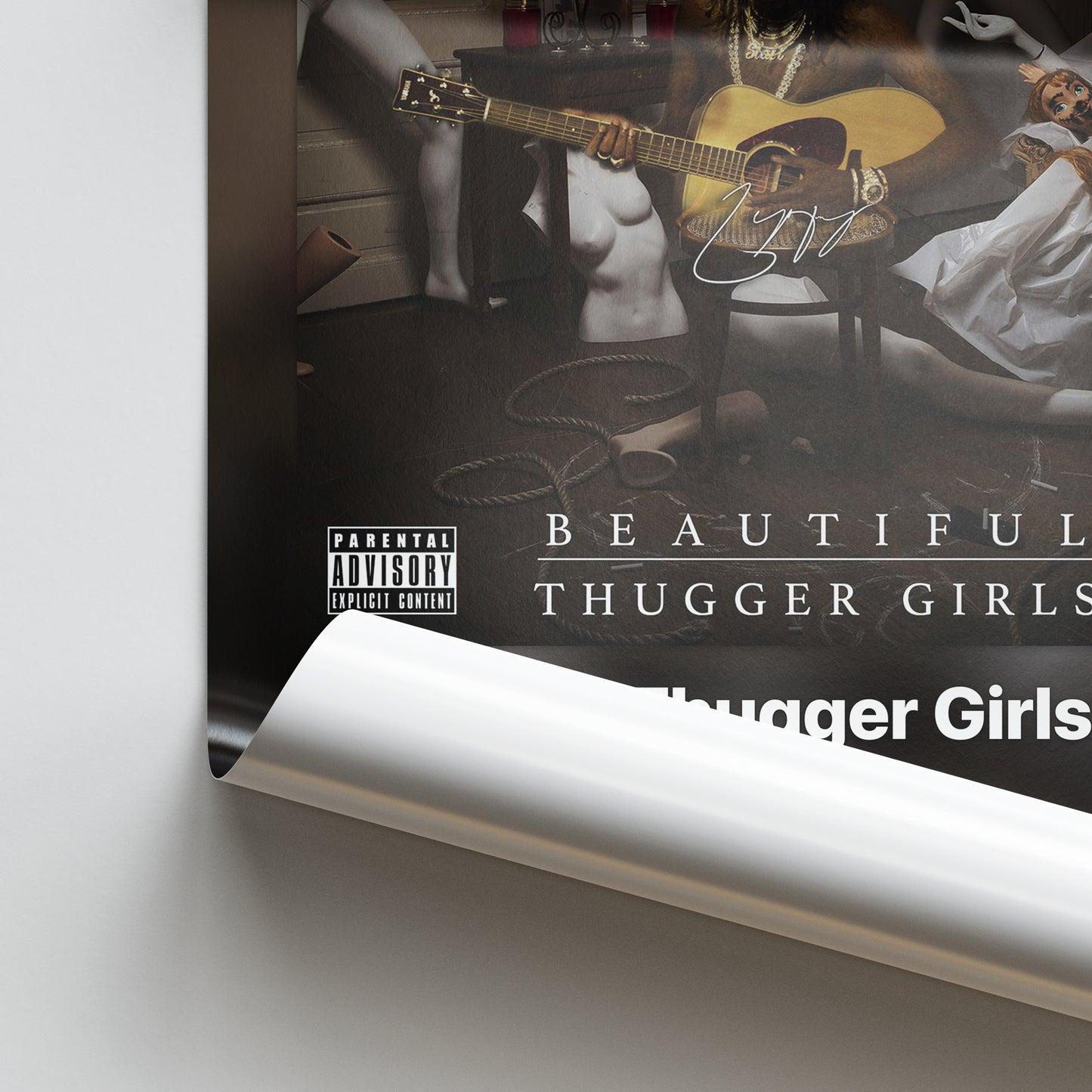 Young Thug Beautiful Thugger Girls Album Poster