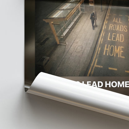 Central Cee ALL ROADS LEAD HOME Album Poster