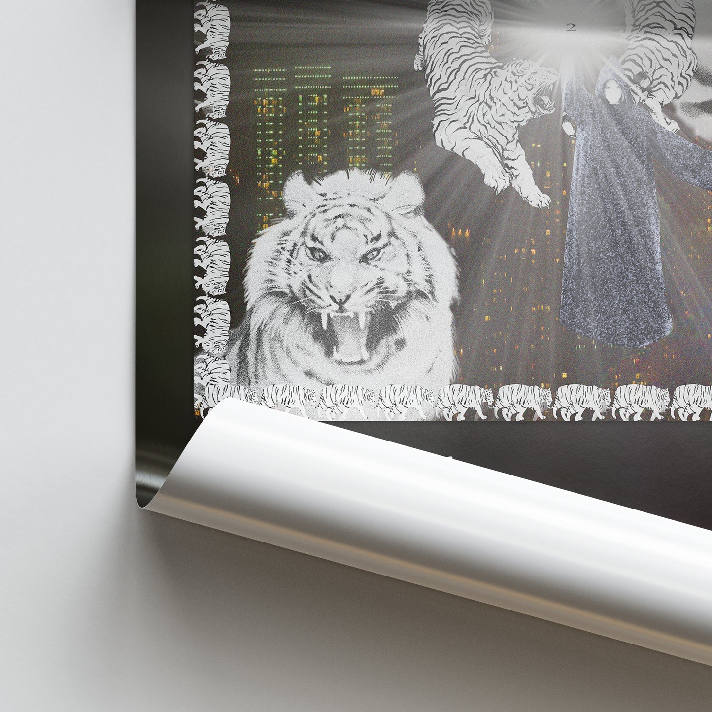 2hollis White Tiger Album Poster