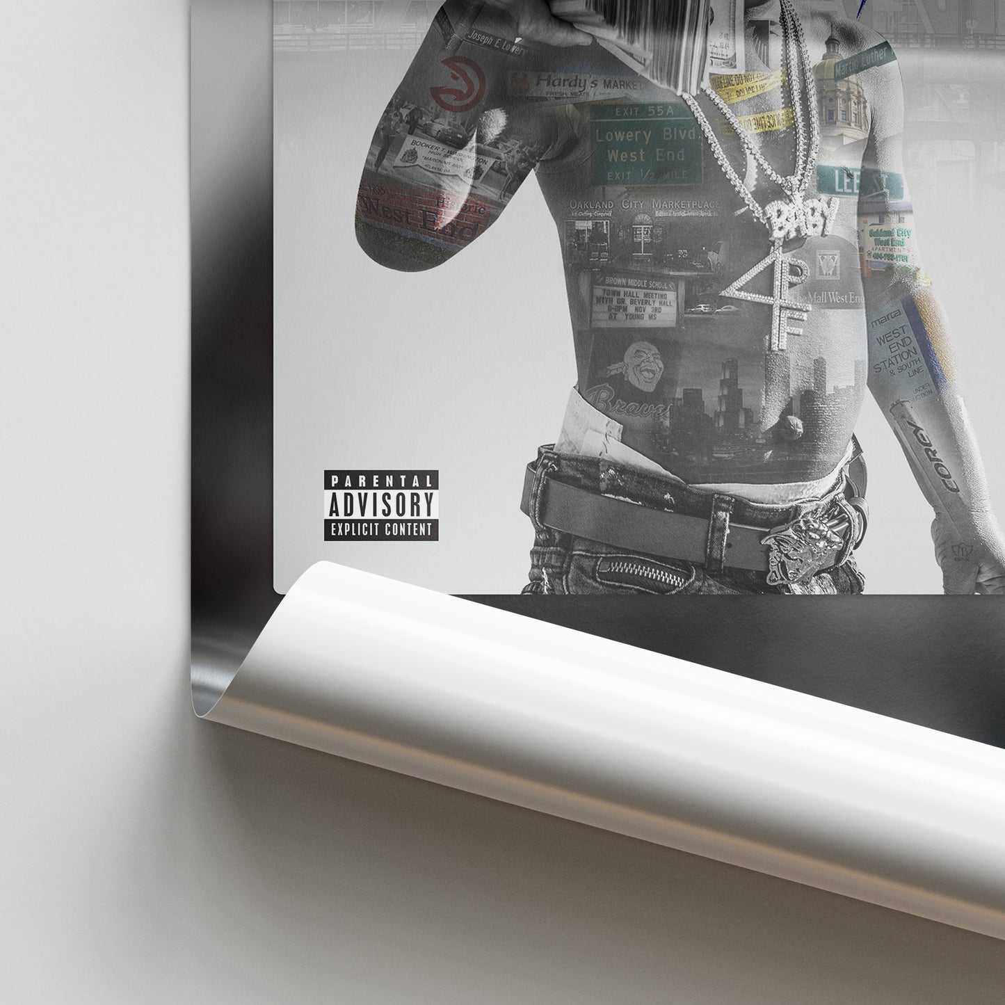 Lil Baby Too Hard Album Poster