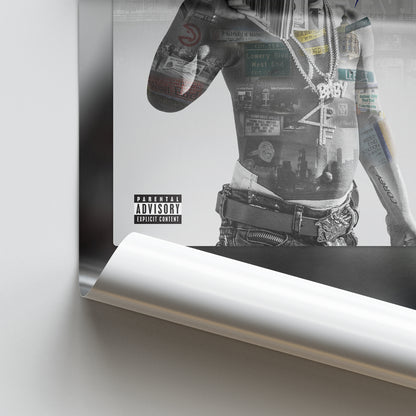 Lil Baby Too Hard Album Poster
