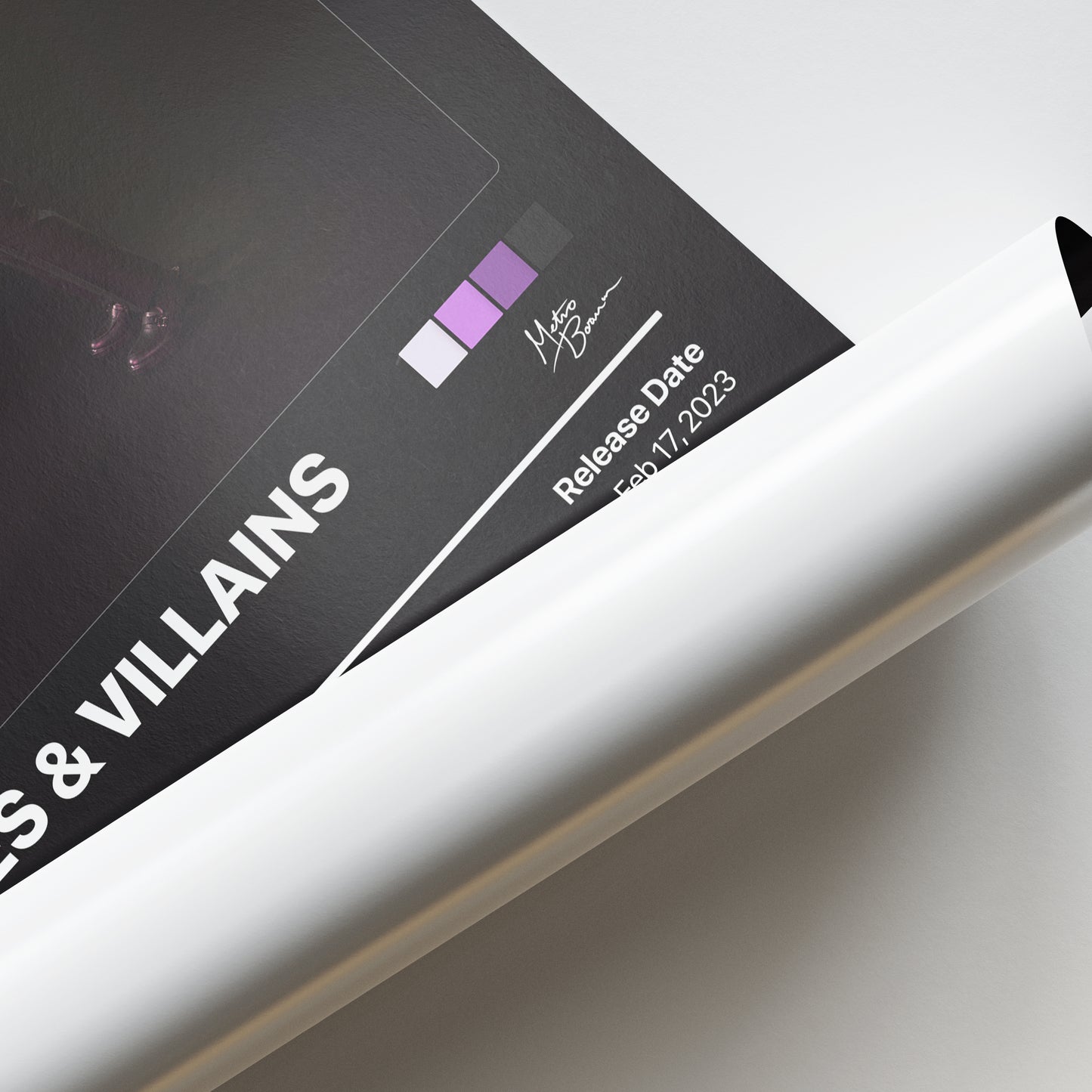 Metro Boomin HEROES & VILLAINS (Villains Version) Album Poster
