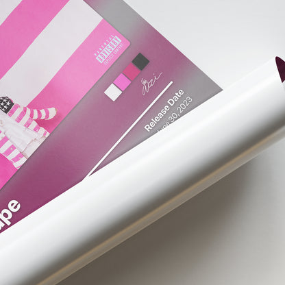 Lil Uzi Vert Pink Tape Album Poster
