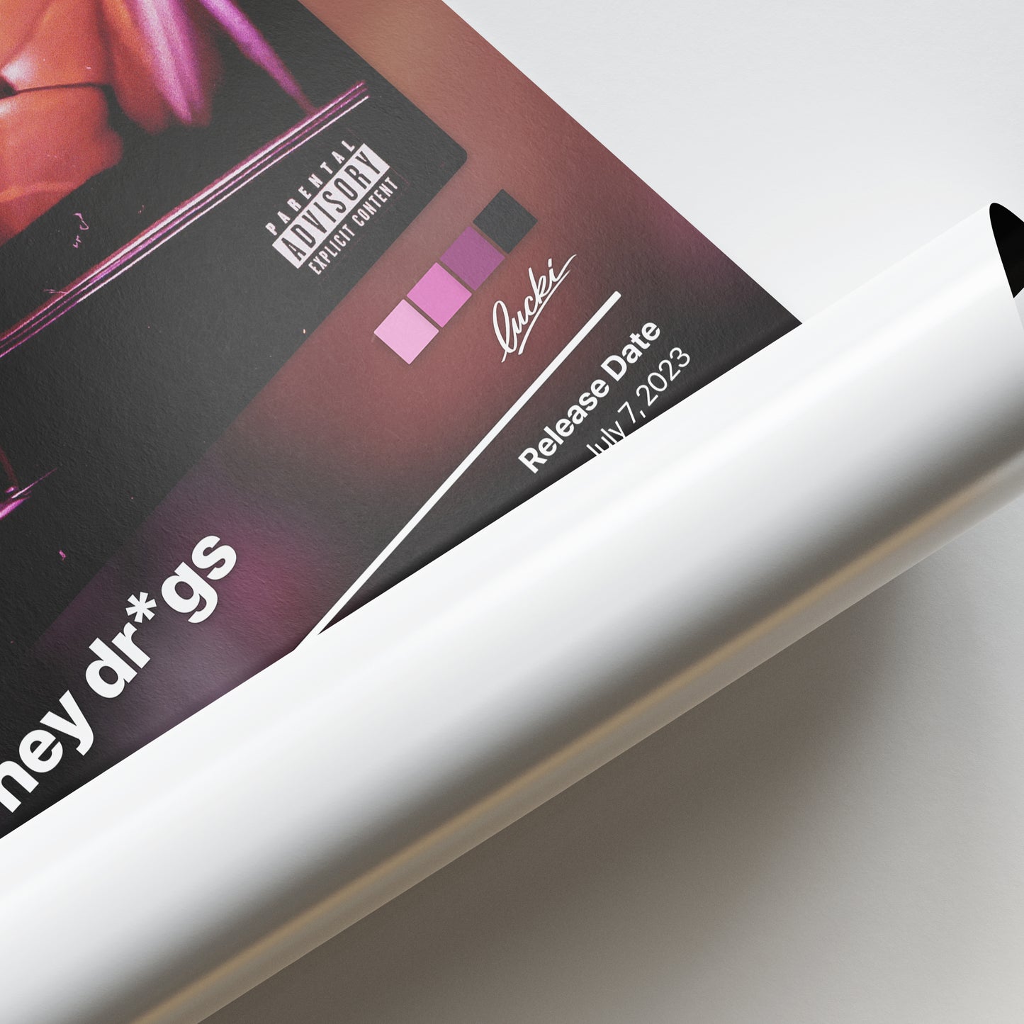 LUCKI s*x m*ney dr*gs Album Poster