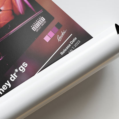 LUCKI s*x m*ney dr*gs Album Poster