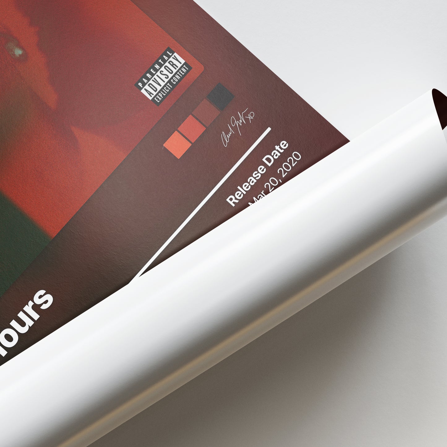 The Weeknd After Hours (Deluxe) Album Poster
