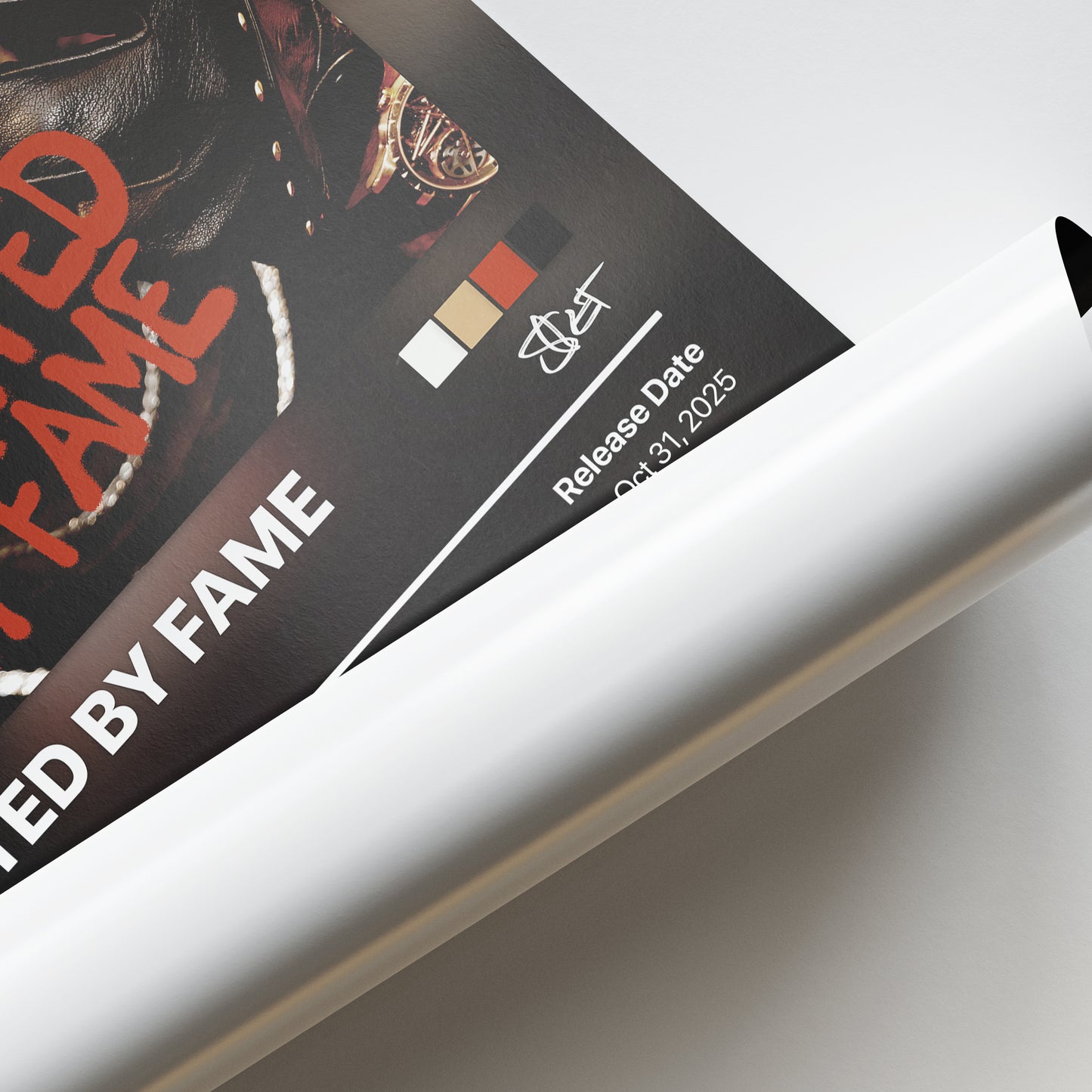 Offset HAUNTED BY FAME Album Poster