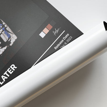 Tate McRae THINK LATER Album Poster