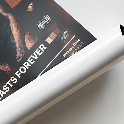 Destroy Lonely LOVE LASTS FOREVER V2.5 Album Poster