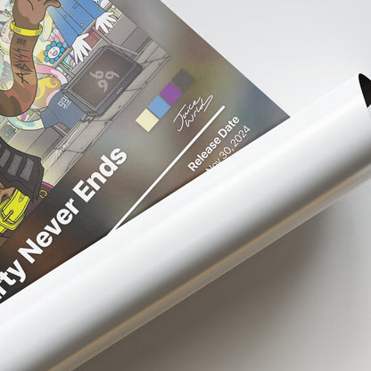 Juice WRLD The Party Never Ends Album Poster