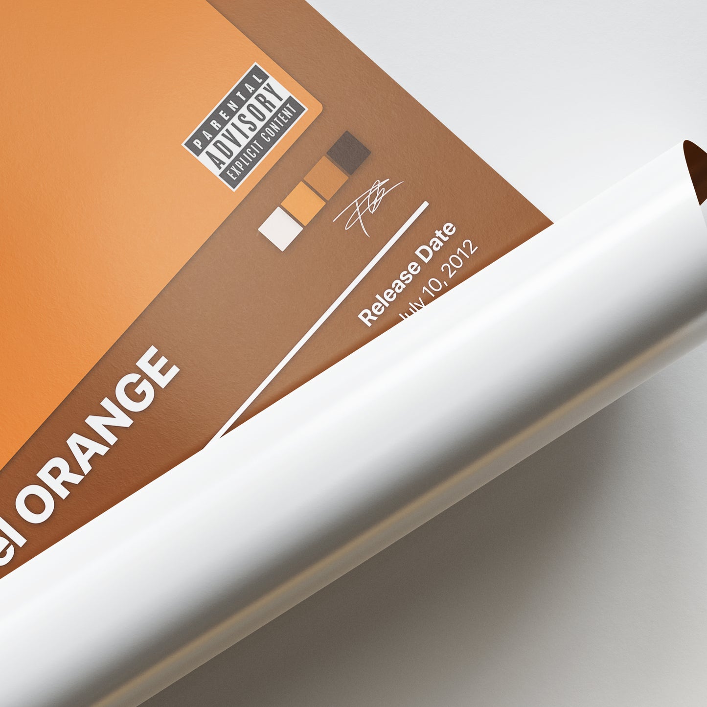Frank Ocean channel ORANGE Album Poster