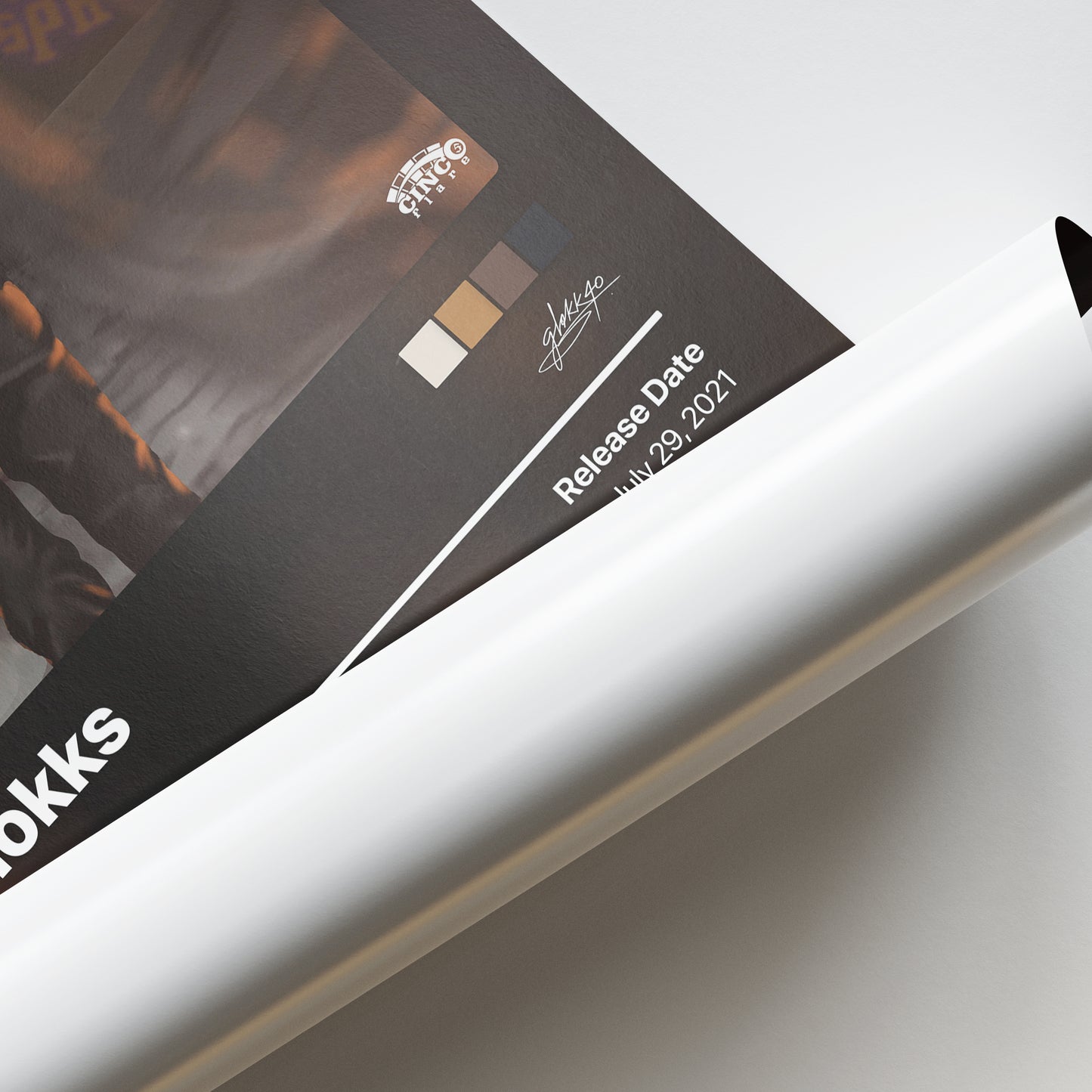 Glokk40Spaz 2wo Glokks Album Poster
