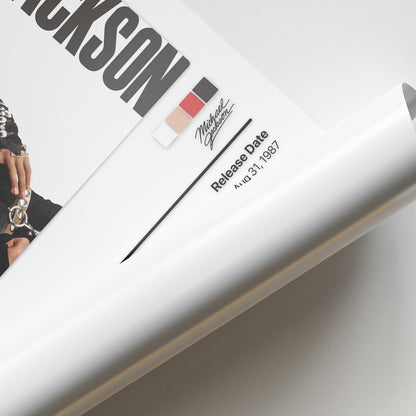 Michael Jackson Bad Album Poster