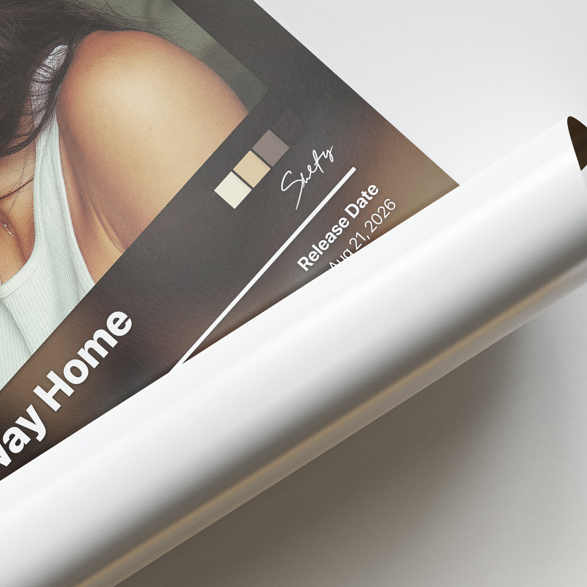 STELLA LEFTY Long Way Home Album Poster