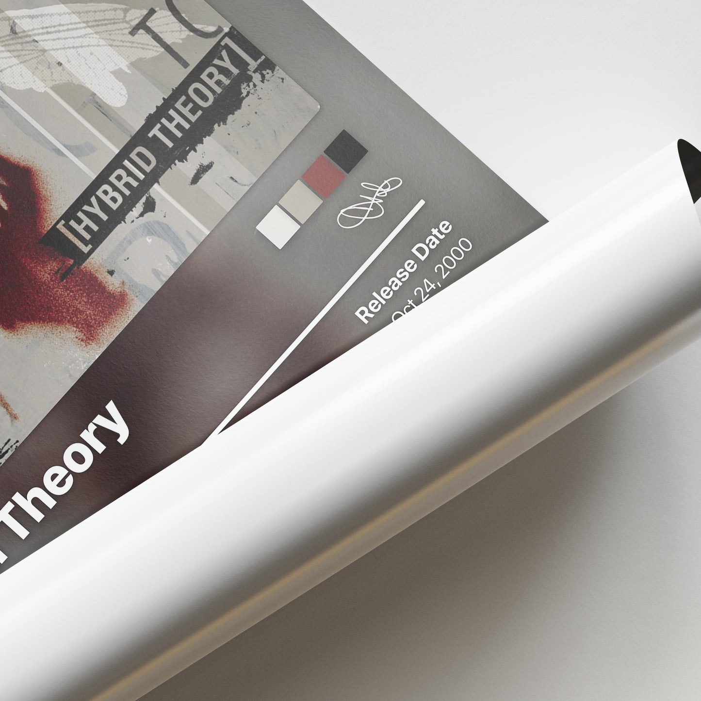 Linkin Park Hybrid Theory Album Poster