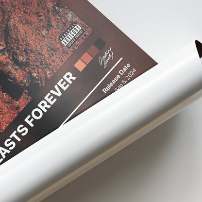 Destroy Lonely LOVE LASTS FOREVER Album Poster
