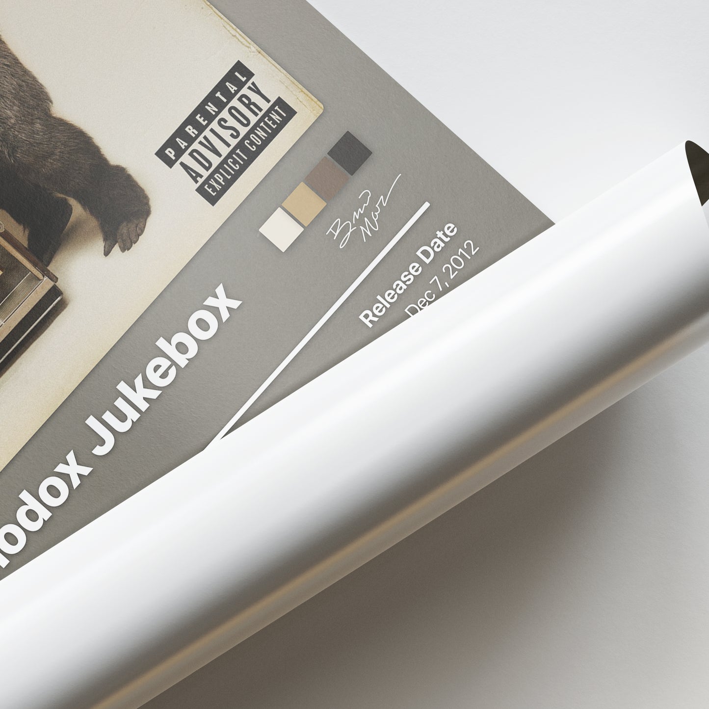 Bruno Mars Unorthodox Jukebox Album Poster