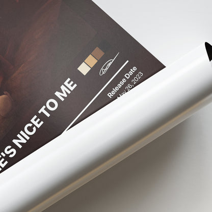 Cochise NO ONE'S NICE TO ME Album Poster