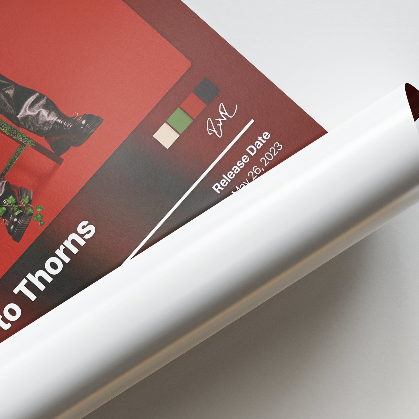 d4vd Petals to Thorns Album Poster