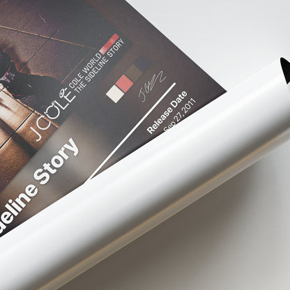 J. Cole The Sideline Story Album Poster