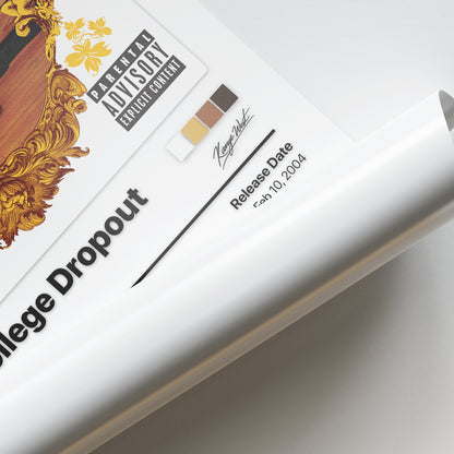Kanye West The College Dropout Album Poster