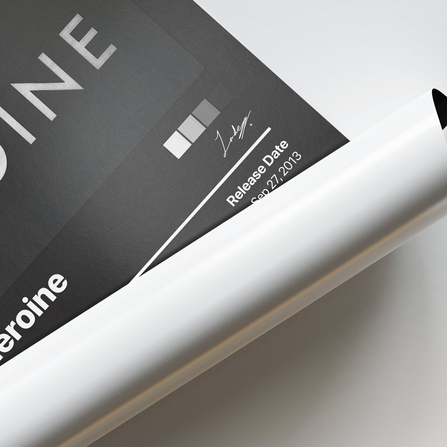 Lorde Pure Heroine Album Poster