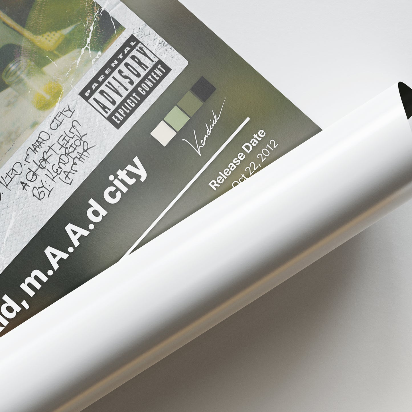 Kendrick Lamar good kid, m.A.A.d city Album Poster