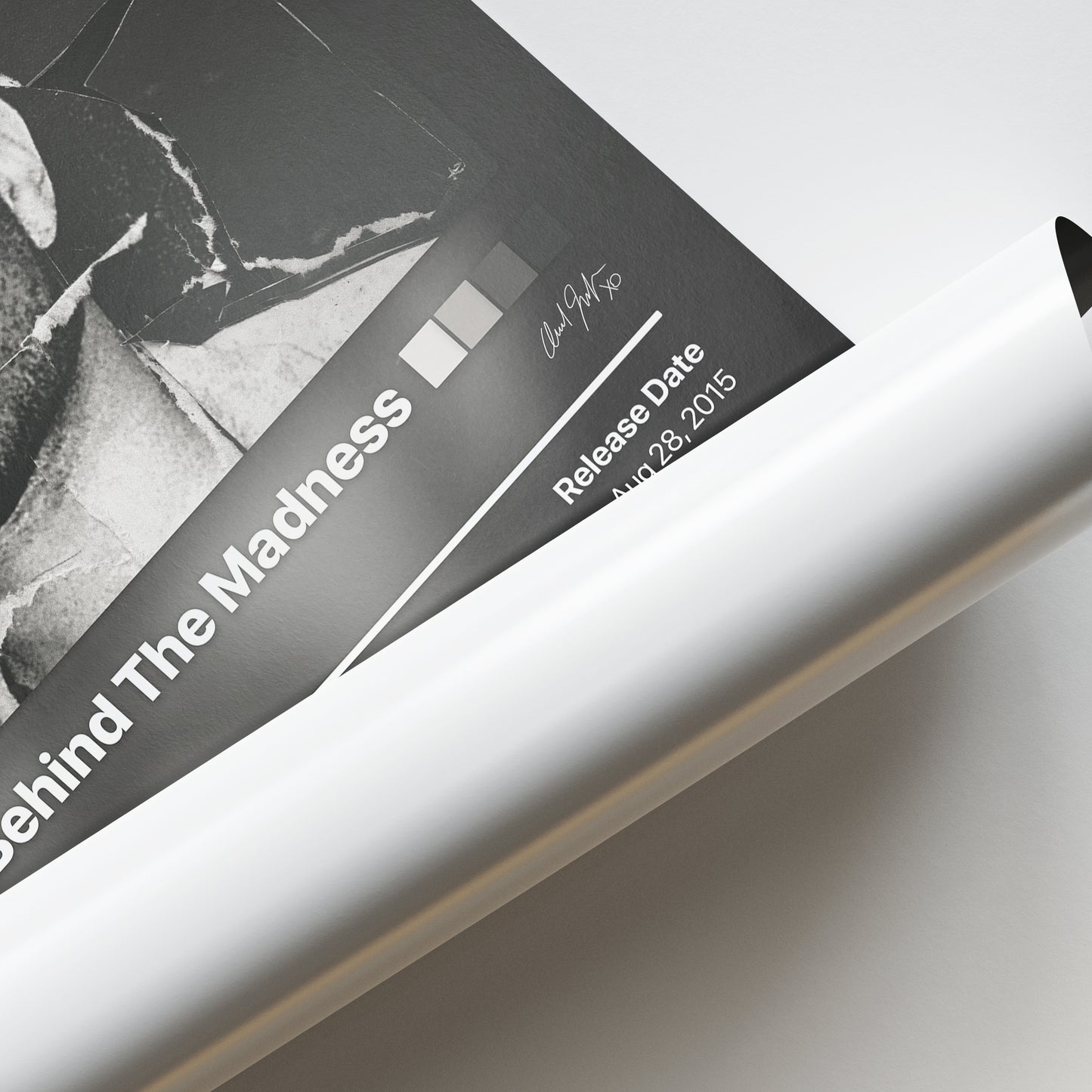 The Weeknd Beauty Behind The Madness Album Poster