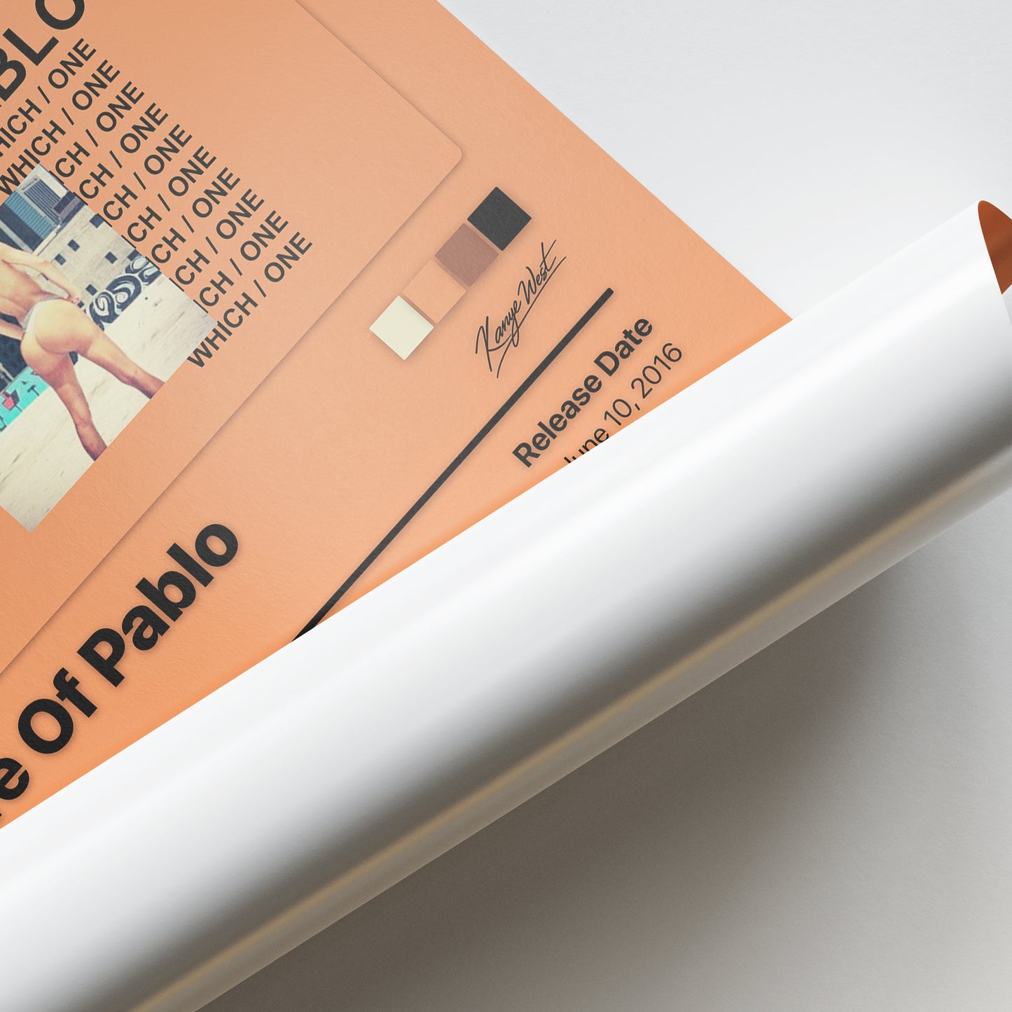 Kanye West The Life Of Pablo Album Poster